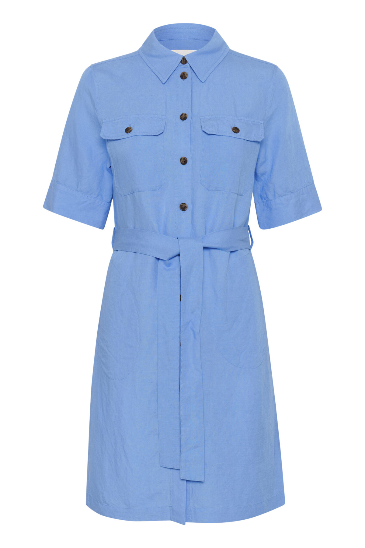 Robe en lin et viscose mélangée – Image 2