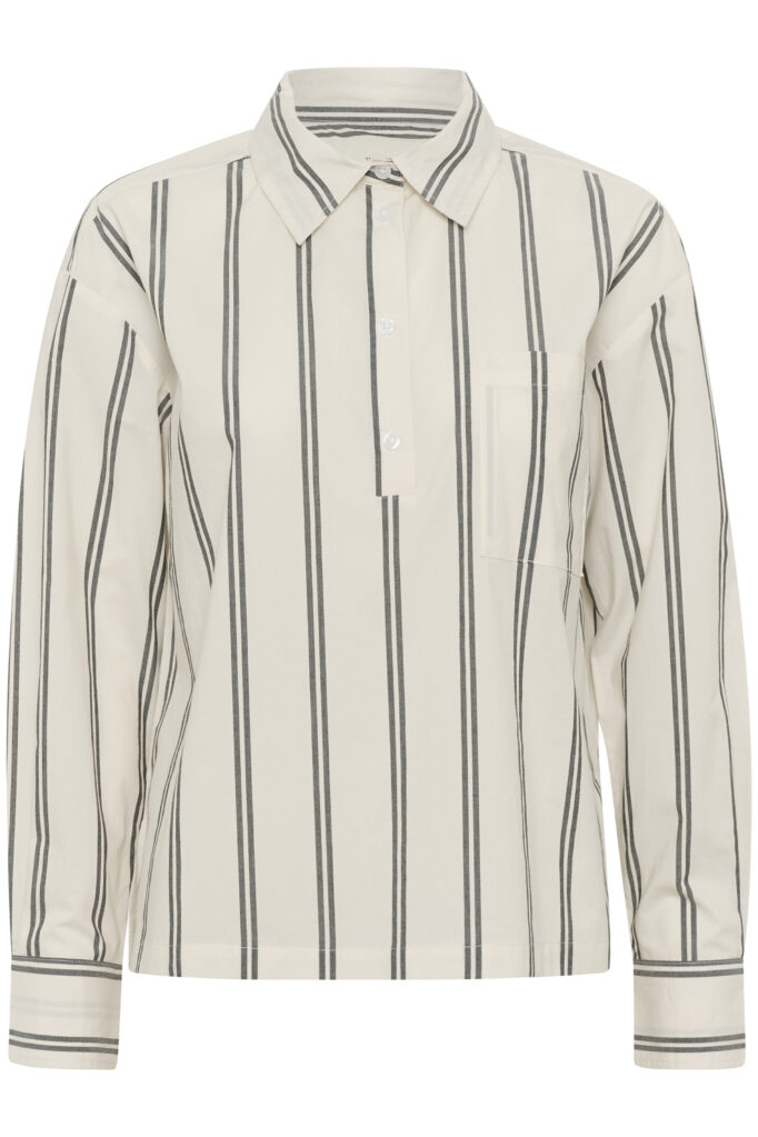Chemise à rayures en coton