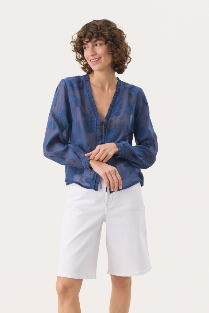 Chemise à imprimée fleurie