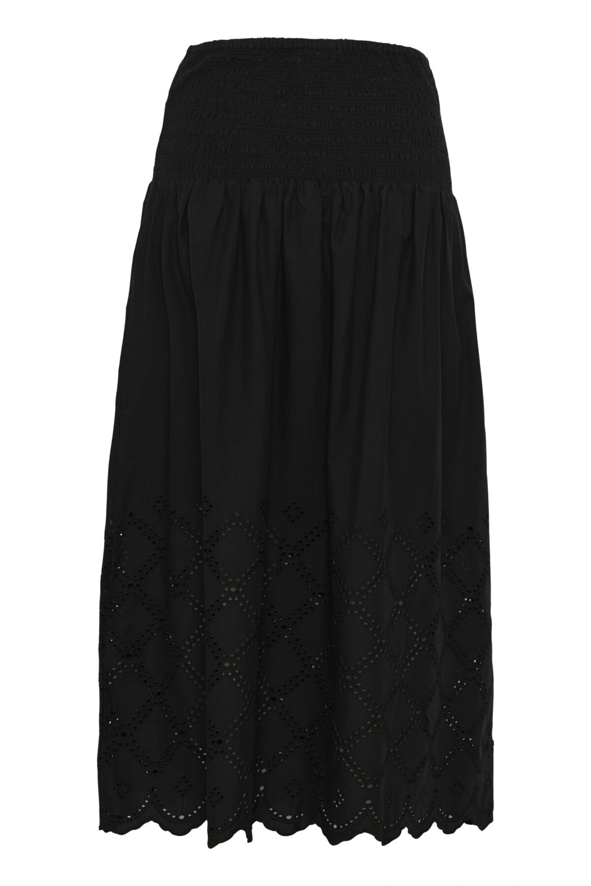 Jupe longue à détails délicats de broderie anglaise – Image 4