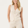 Cardigan en col v