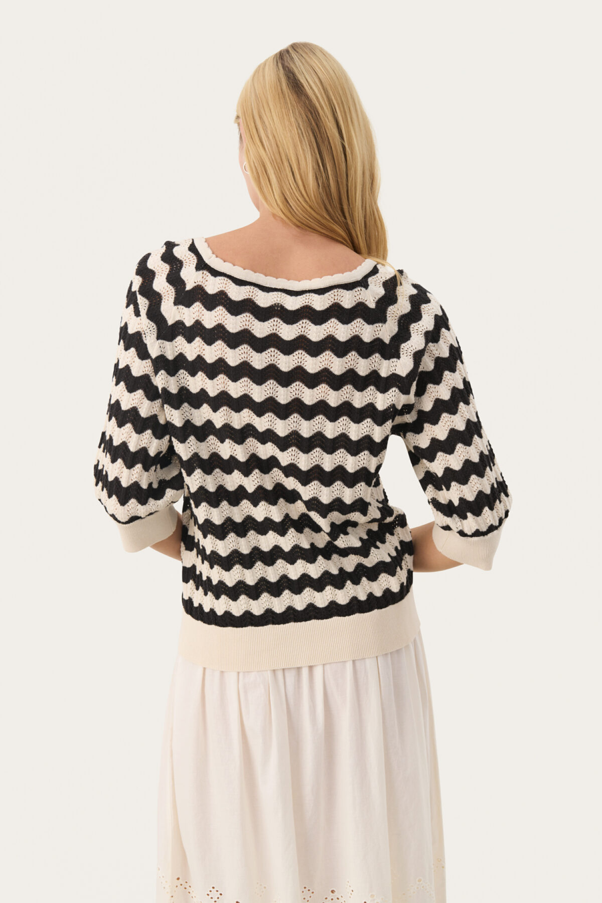 Top tricoté à motifs – Image 3