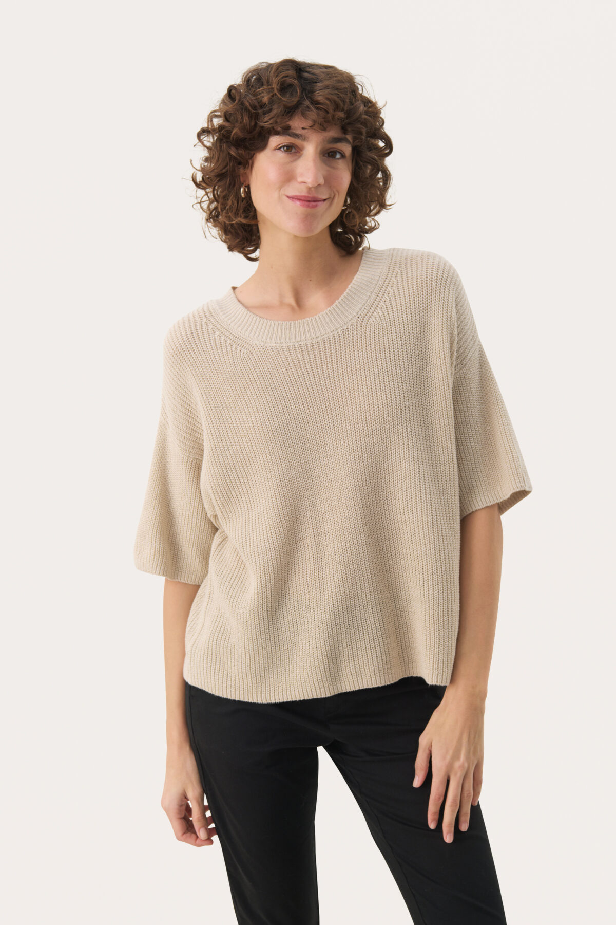 Pull en tricot col rond – Image 7