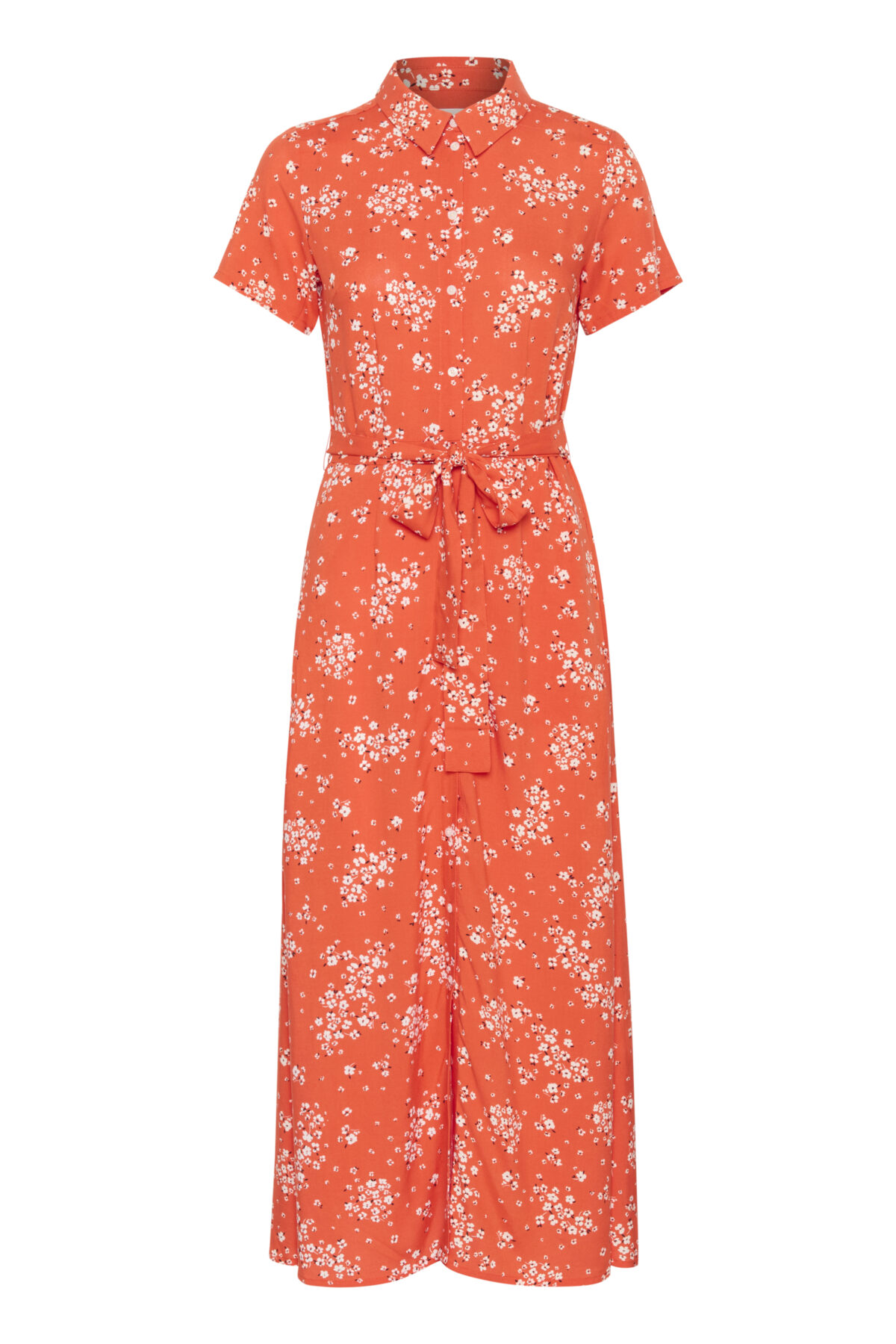 Robe chemise ceinturée manches courtes – Image 6