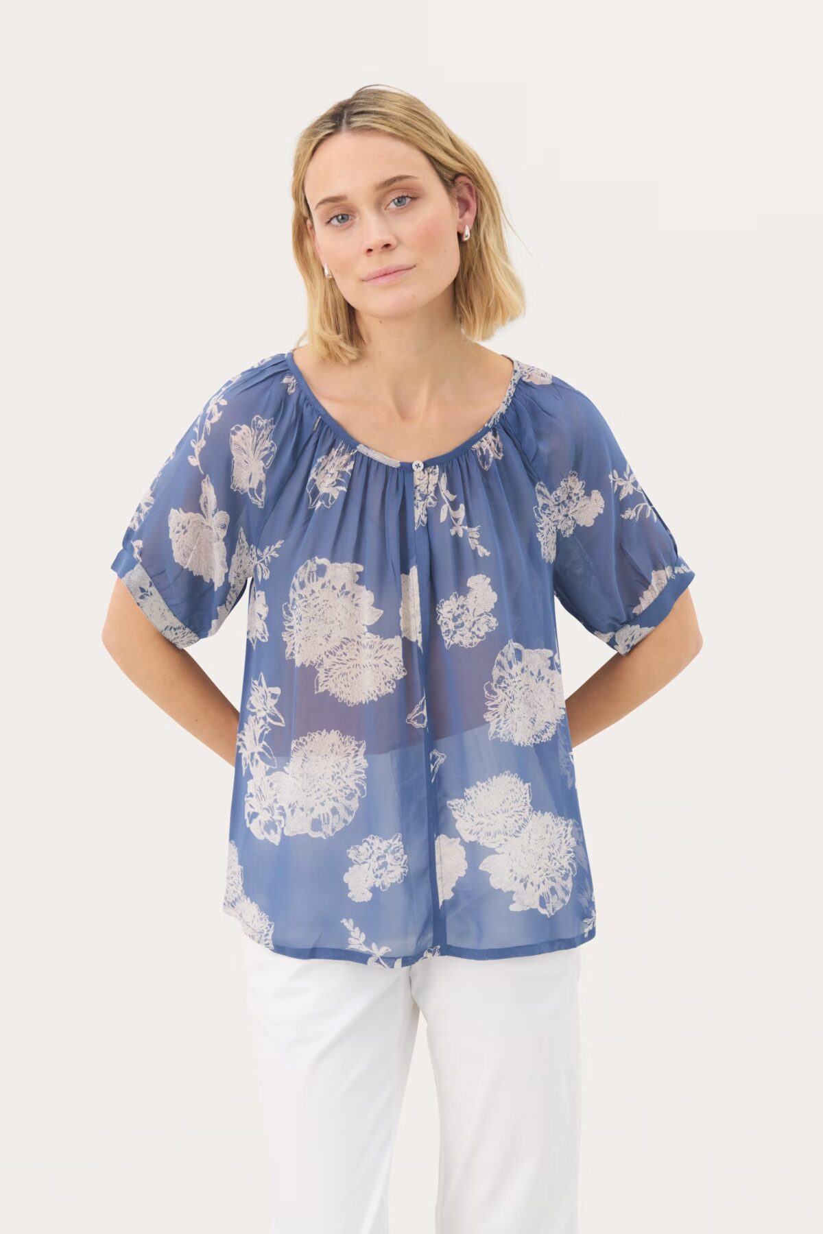 Blouse imprimée fleurie