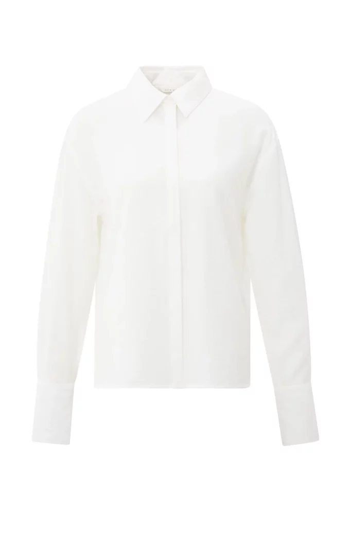 Chemise à manchettes en viscose