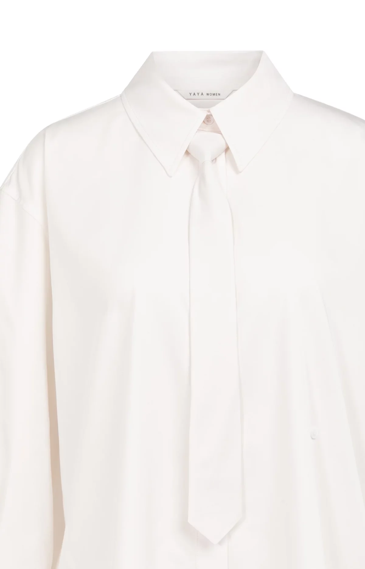 Chemise manches longues en viscose avec cravate – Image 5