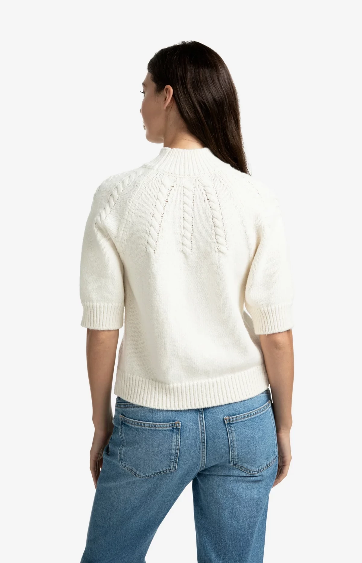 Pull à grosse maille en coton – Image 3