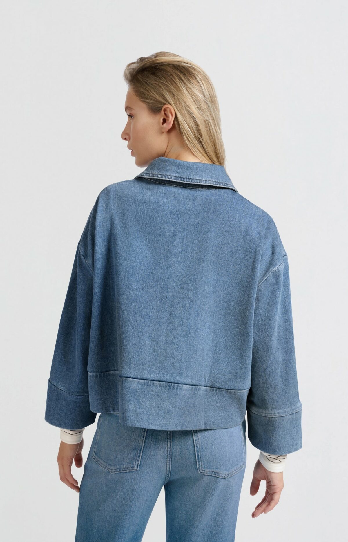 Veste en denim oversize – Image 3