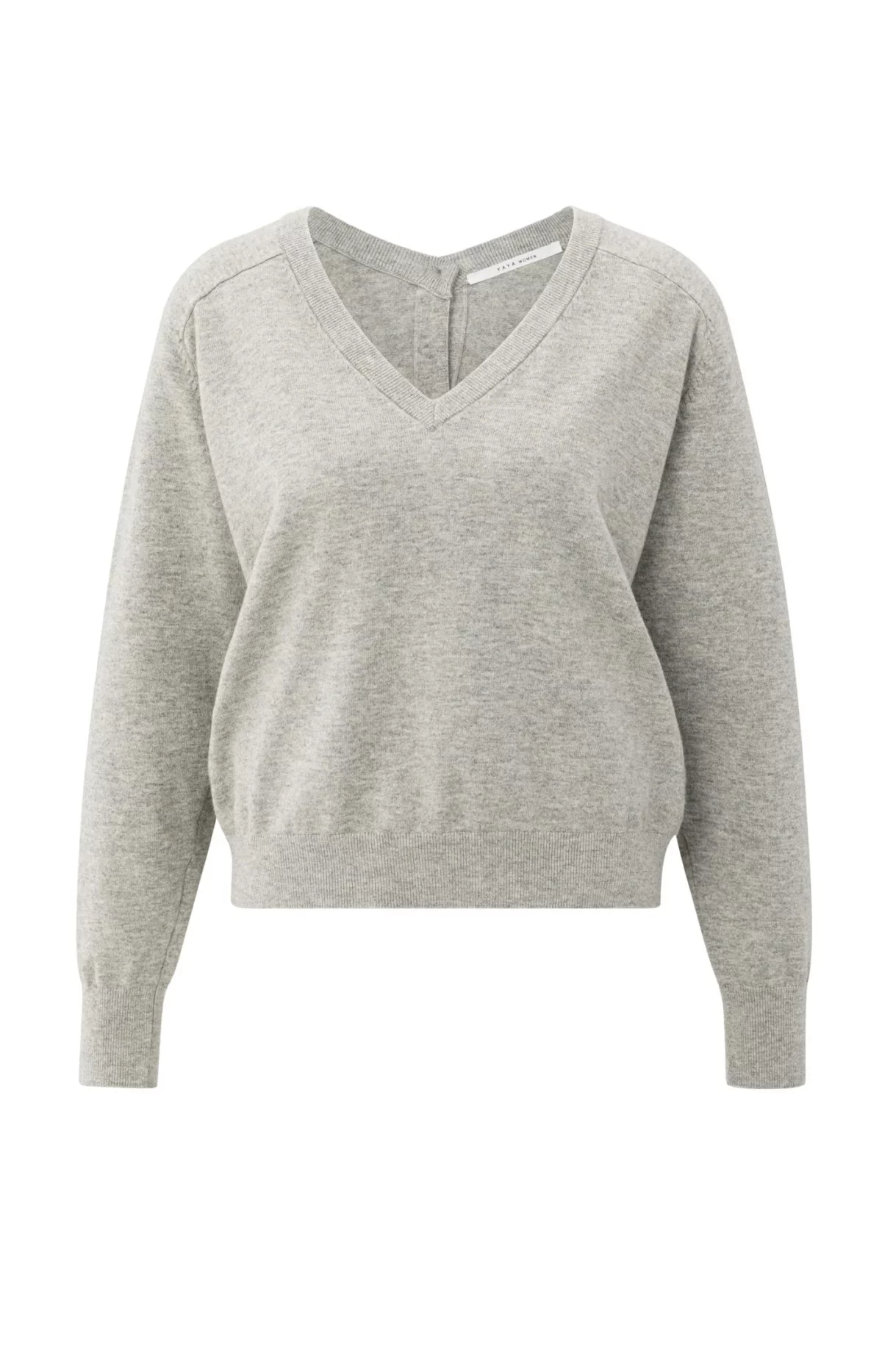 Pull à col V en coton – Image 2