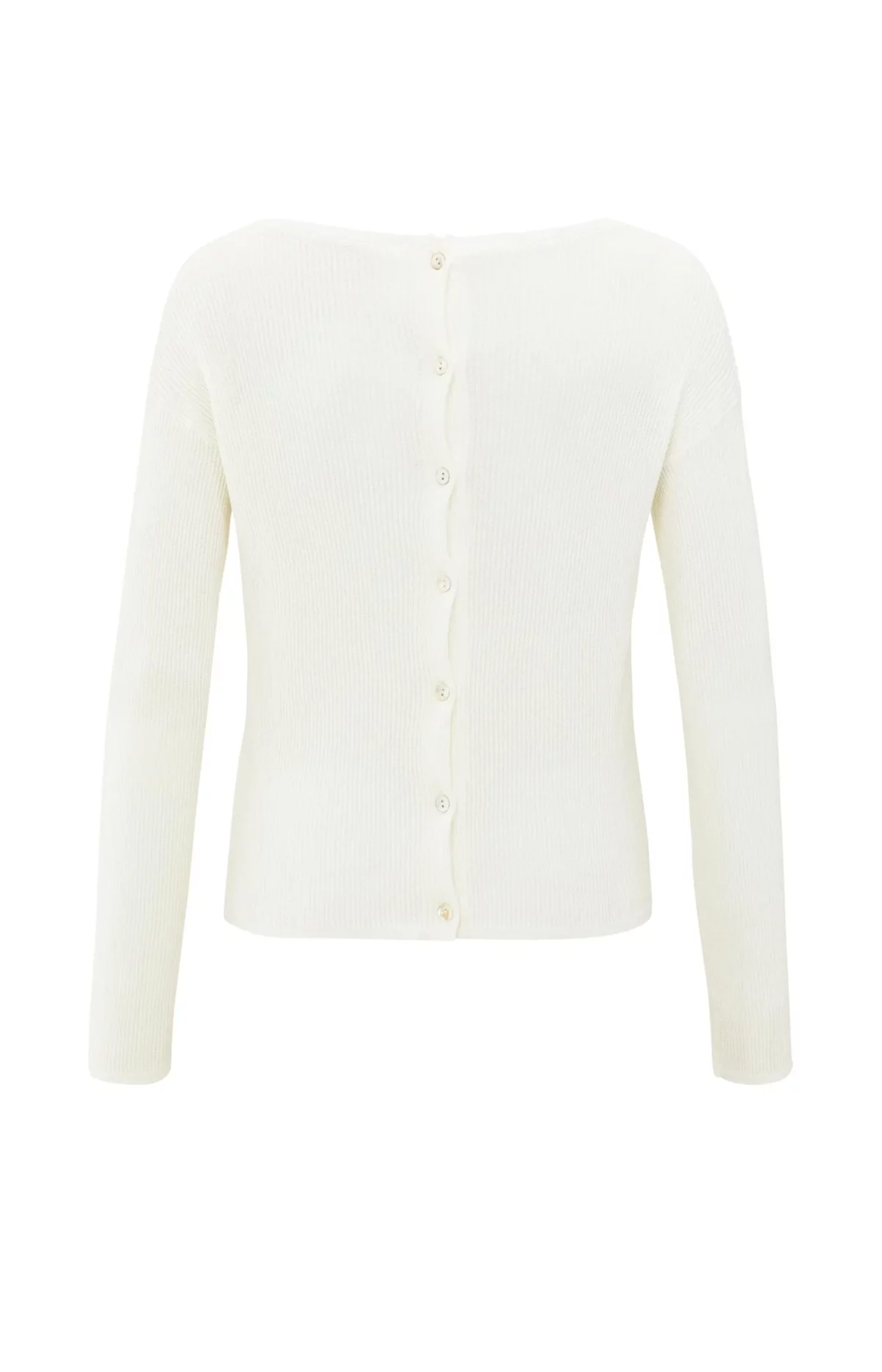Pull en maille avec bouton au dos – Image 4