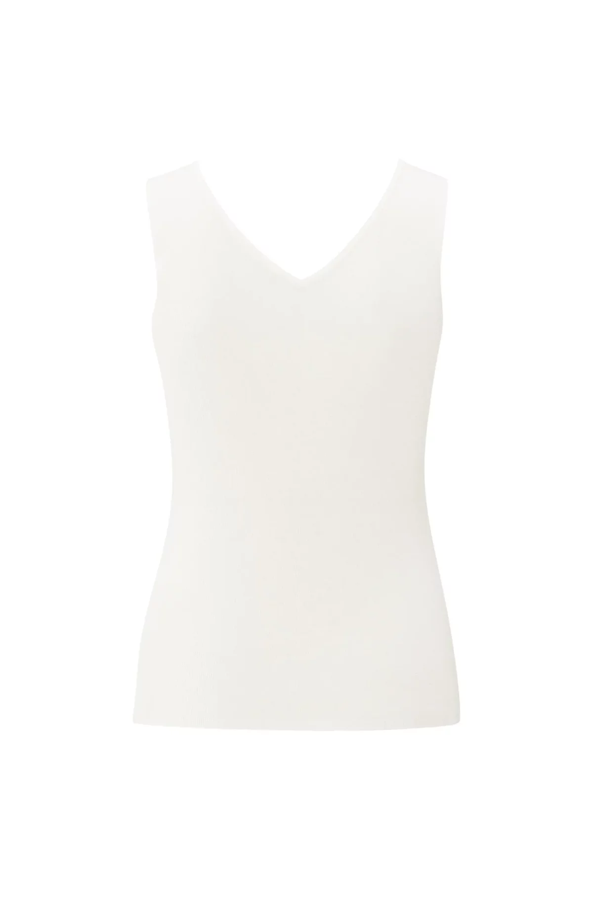 Débardeur en tricot côtelé fin avec décolleté en V – Image 6
