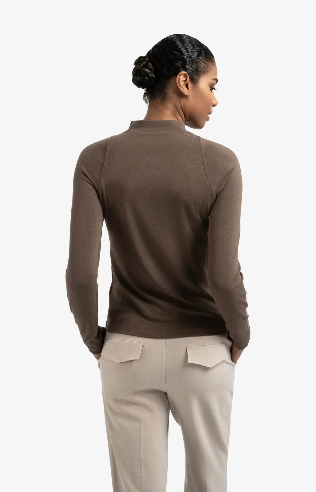 Haut ajusté en viscose – Image 3