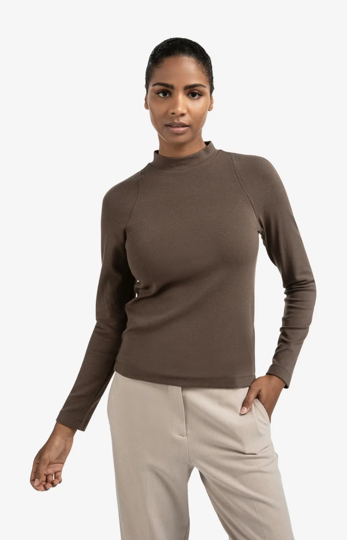 Haut ajusté en viscose