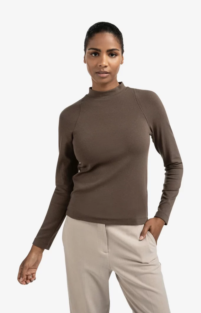Haut ajusté en viscose