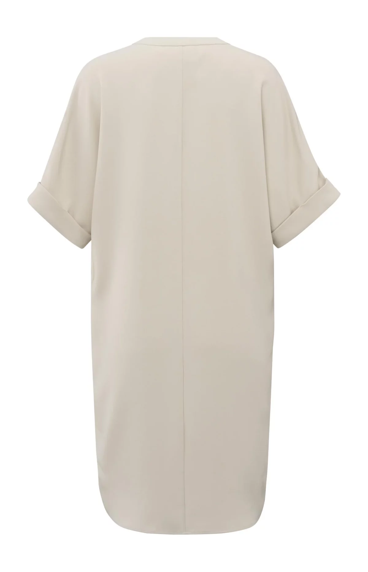 Robe fluide col V avec manches à revers – Image 6