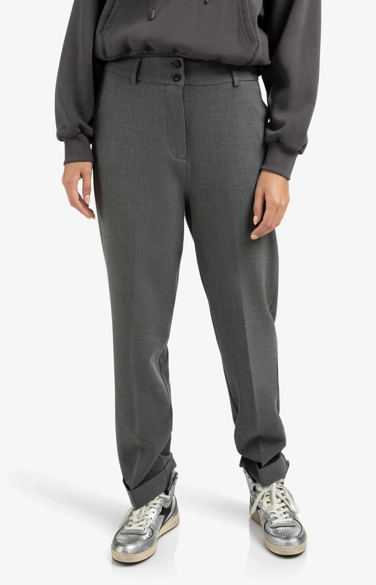 Pantalon de tailleur à taille haute