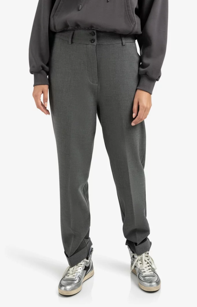 Pantalon de tailleur à taille haute
