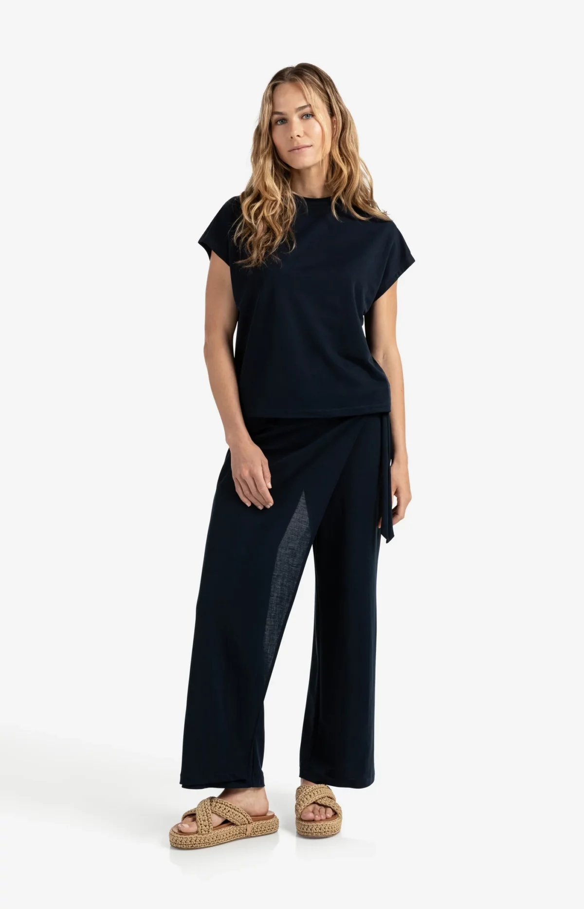 Pantalon effet jupe