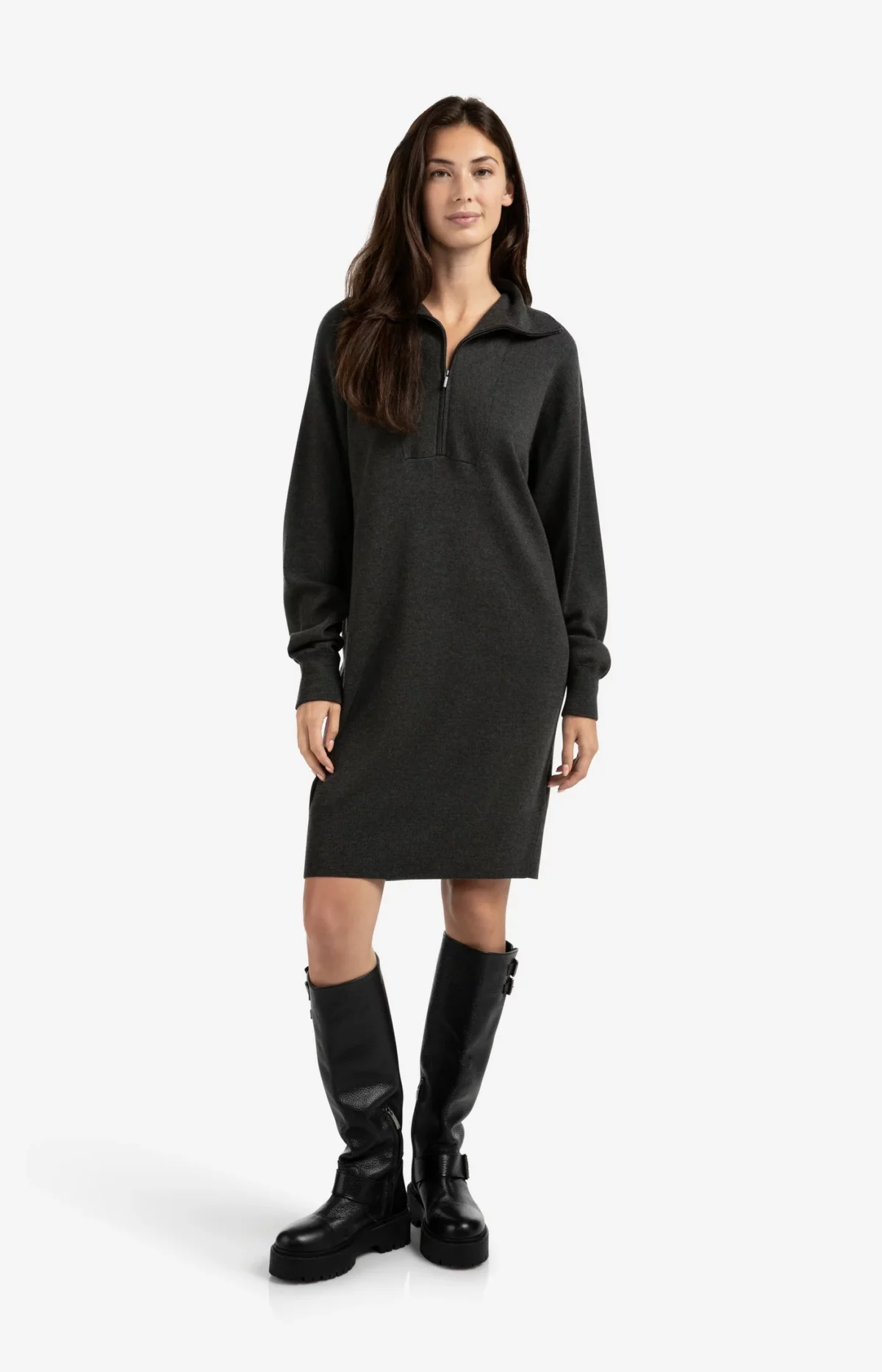 Robe zippée à manches longues – Image 5