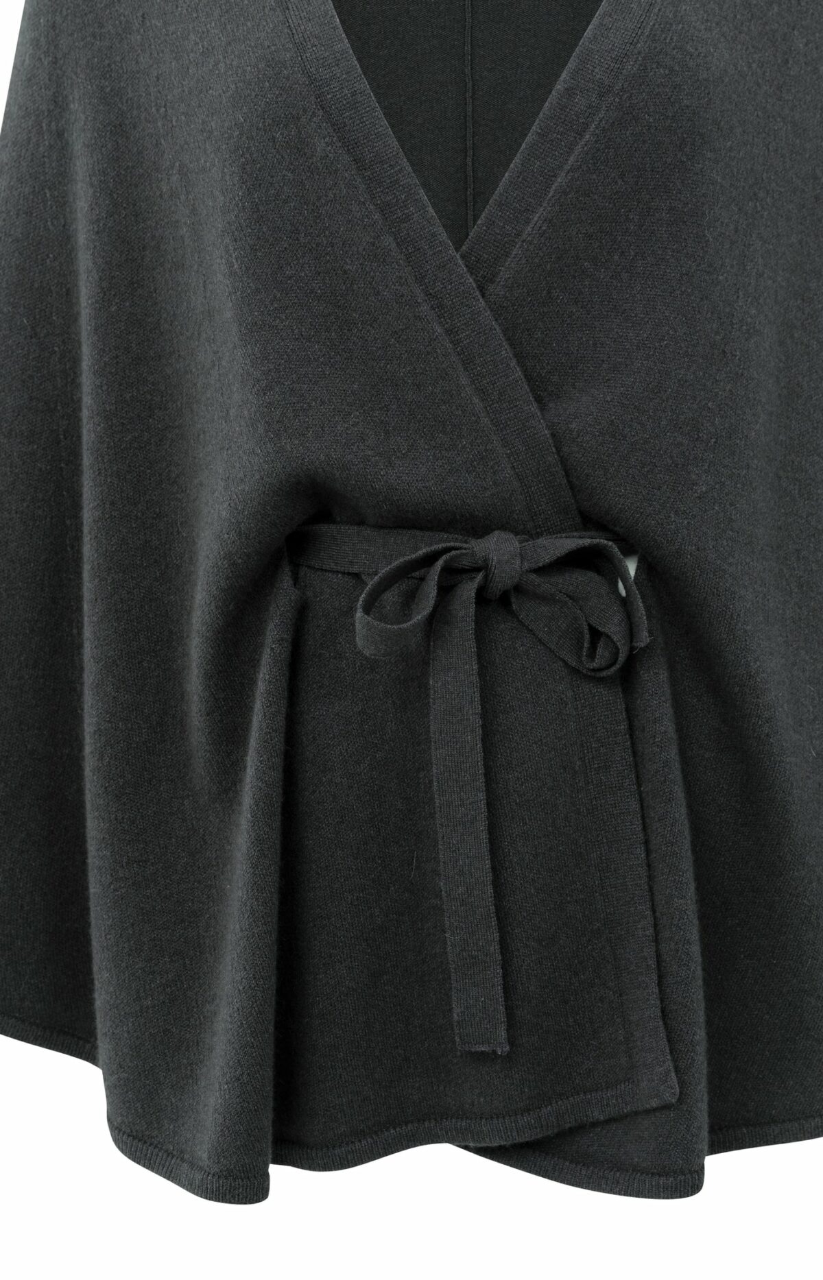 Poncho en viscose et laine mélangées – Image 5