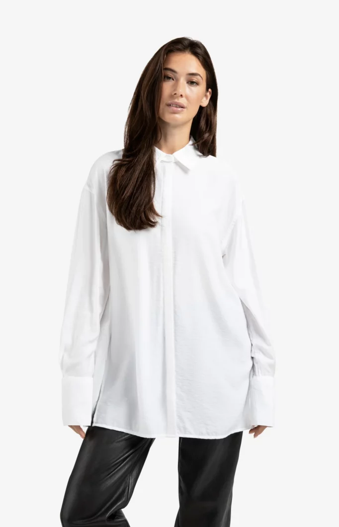 Chemise longue en viscose