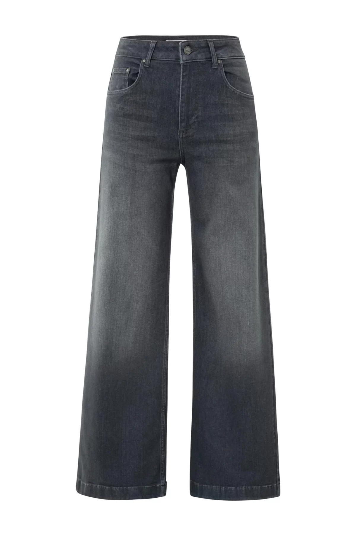 Jean taille haute coupe ample et large – Image 3