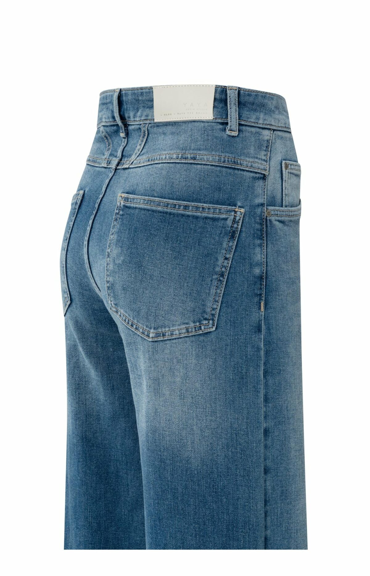 Jean taille haute coupe ample et large – Image 2