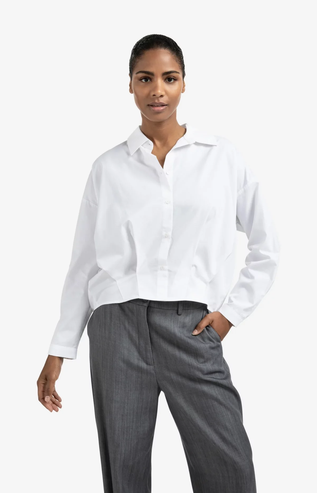 Chemise en lyocell et coton
