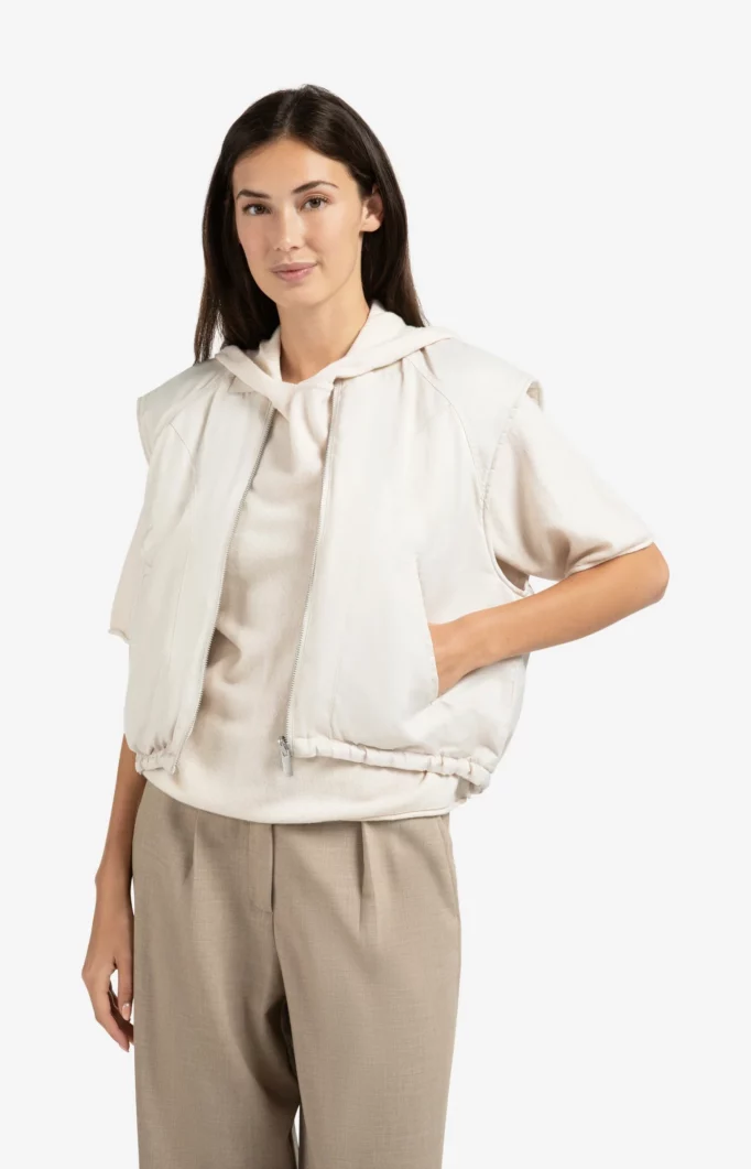Blouson sans manches réversible