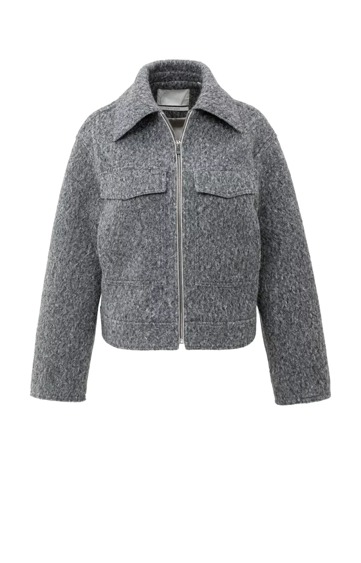 Veste courte en maille bouclette – Image 2