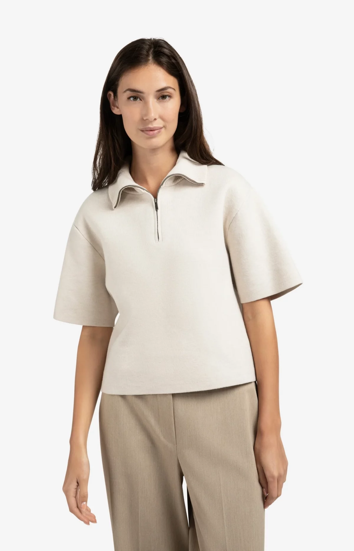 Pull avec col et demi fermeture éclair – Image 5