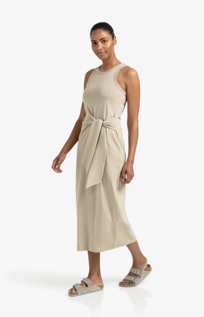 Robe sans manches en coton