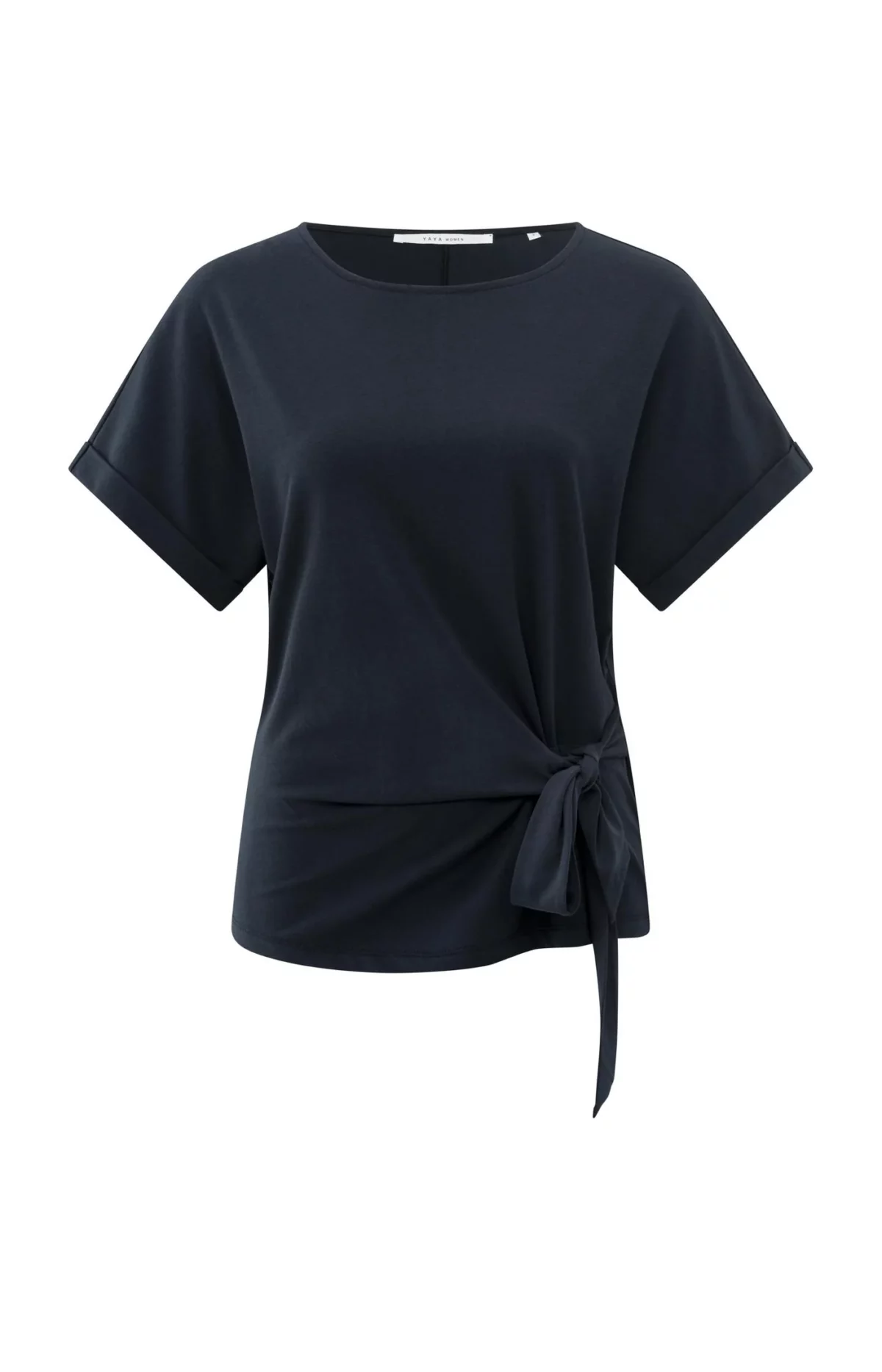 T-shirt à col rond et détail noué – Image 7