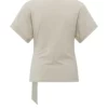 T-shirt à col rond et détail noué – Image 6