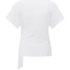 T-shirt à col rond et détail noué – Image 4