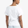 T-shirt à col rond et détail noué – Image 3