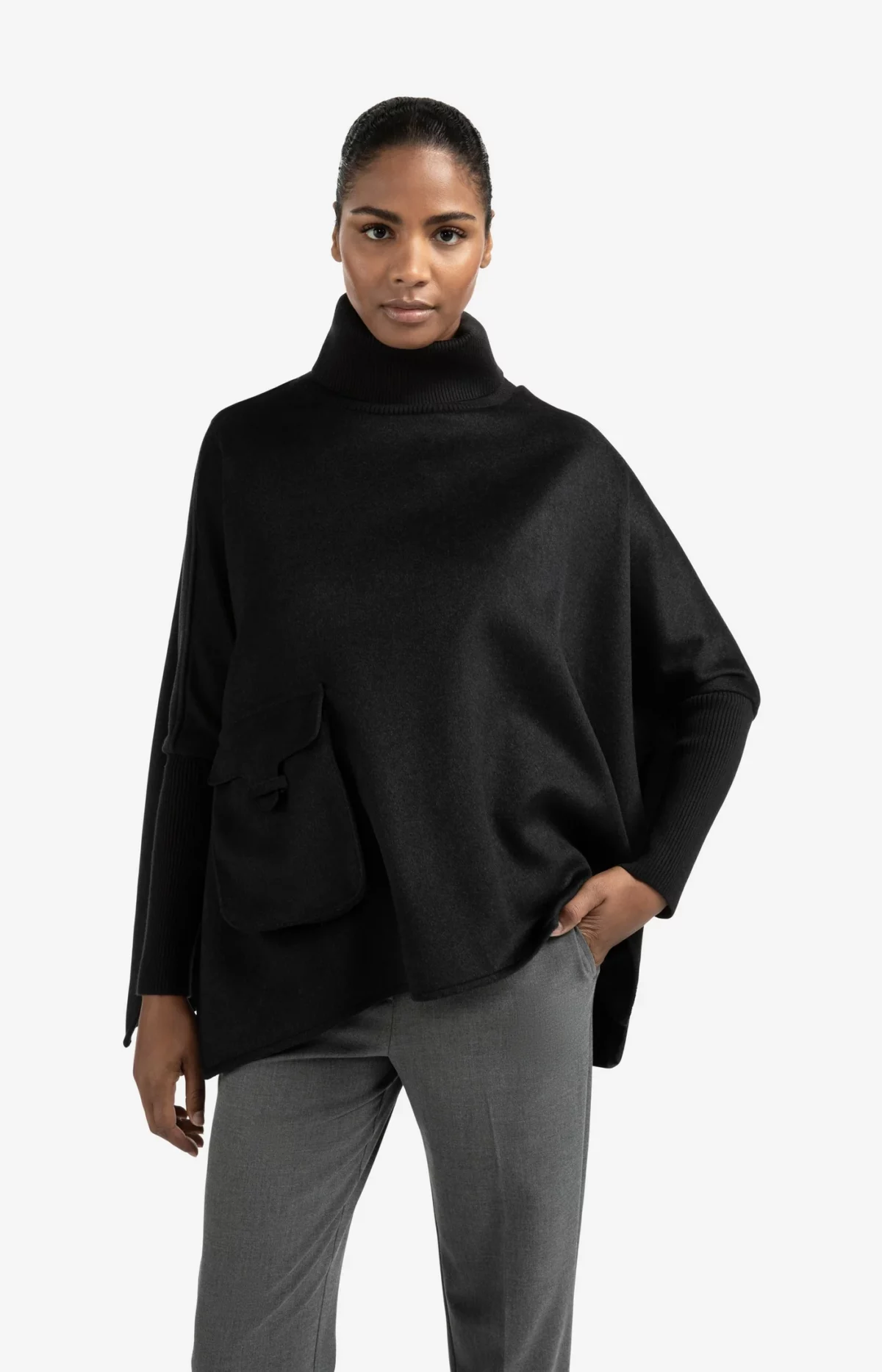 Poncho en laine